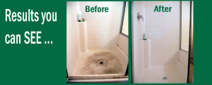 Mini Mops House Cleaning Before and After Photos of a Dirty Shower